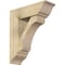 Ekena Millwork Legacy Traditional Rough Sawn Bracket w/ Offset Brace, Douglas Fir, 8"W x 24"D x 28"H BKT0806X24X28LEC01RDF - alternate 1